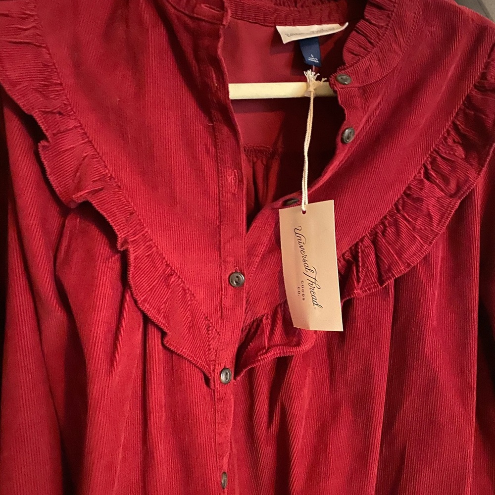 Prairie Dress - red SOLD